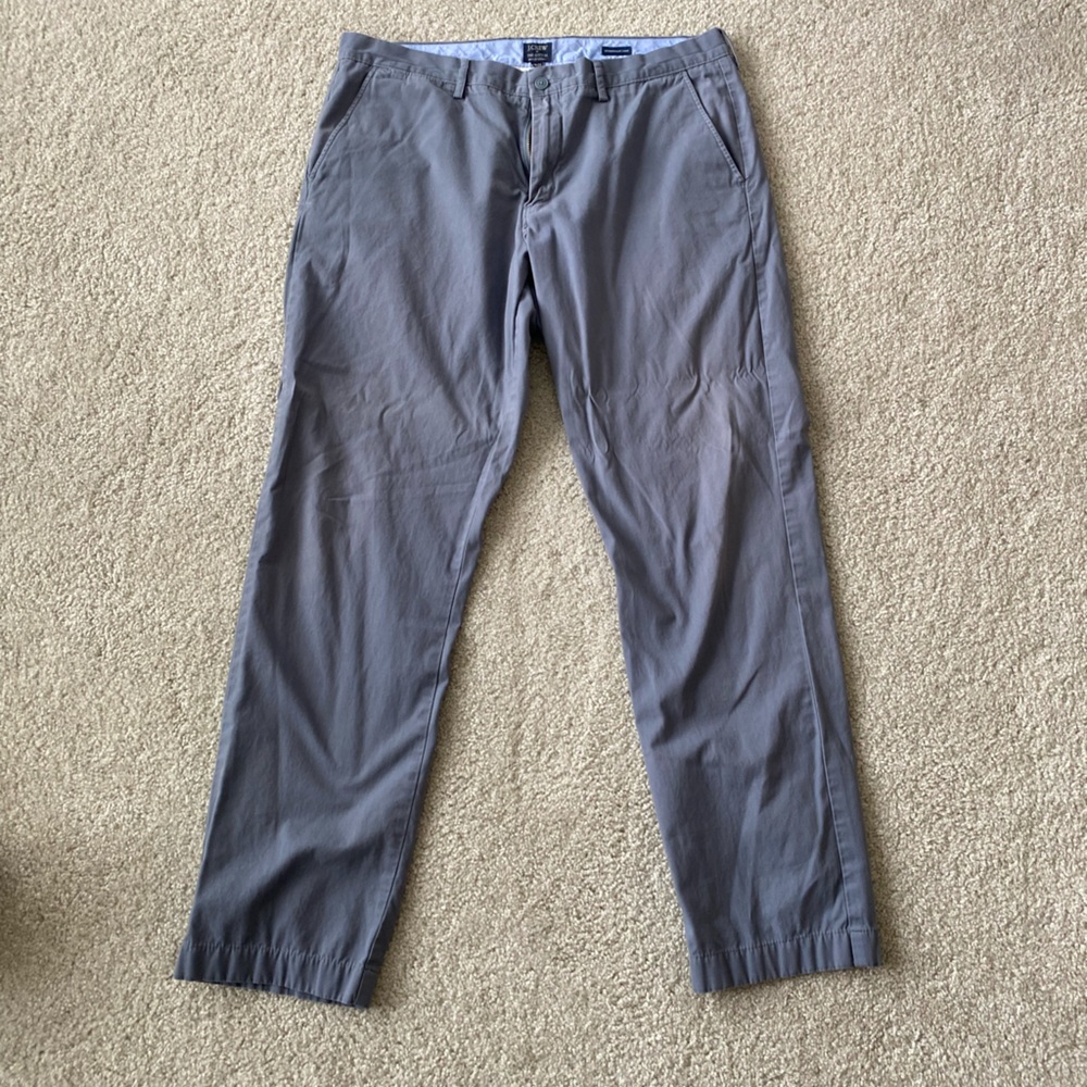 Mens JCrew the Sutton summer weight chino 36/34